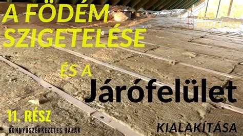 Kalodás járófelület és szigetelés összefüggése