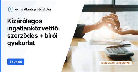 Képes beszámoló a kizárólagos szerződés hatásairól