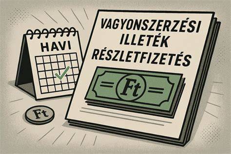 Infografika: NAV illeték és részletfizetés folyamatára vonatkozó áttekintés