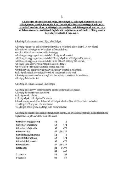 Ábra: Lejáró költségek és levonási lehetőségek