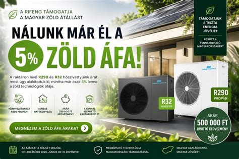 5%-os ÁFA lakásépítés infographic