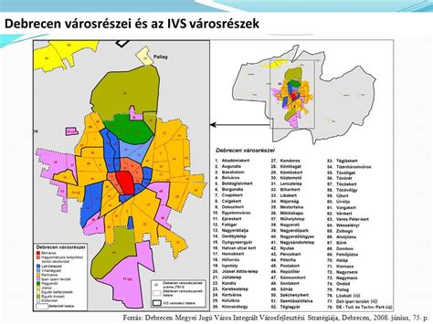 Infografika: Debrecen kertesházak eloszlása városrészek szerint