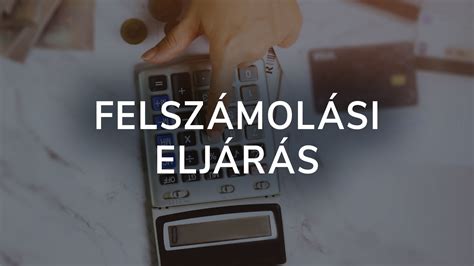 Felszámolási eljárás lépéseinek ábrája