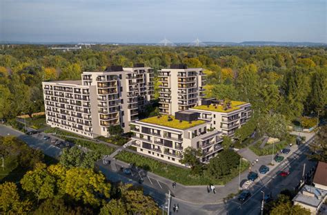Római Park növényzet és közösségi terek látképe