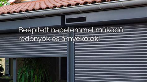 Redőnyök és árnyékolás integrált rendszerének tervrajza