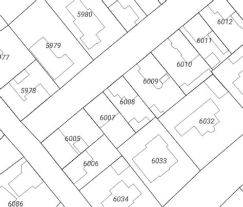 Helyrajzi számok térképen