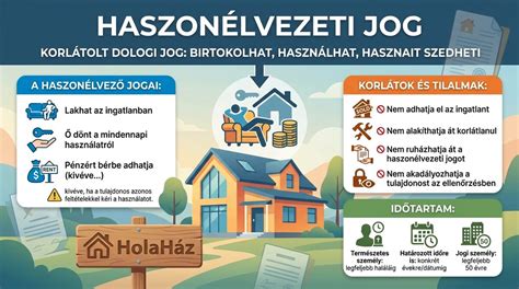 Infografika: Haszonélvezeti jog elvi ábrája - ki, mit használhat