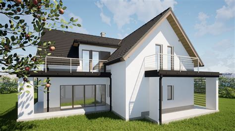 kétszintes családi ház nagy telekkel