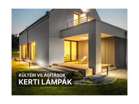 kültéri lámpák telepítése a kertben