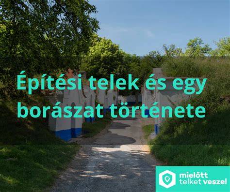 Építési telek és építkezési folyamat vázlata