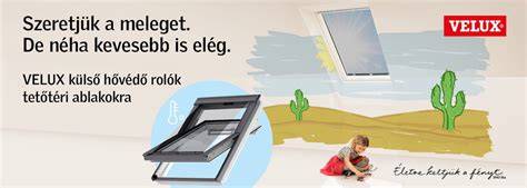 Velux külső hővédő rolók elhelyezése tetőablakon
