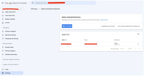Search Console irányítópult áttekintés