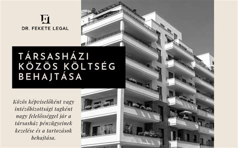 társasházi közös költség és fizetési meghagyás illusztráció