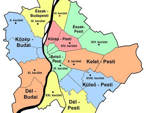 Infografika: Budapesti kerületek átlagos kiadási díjai és népszerűsége