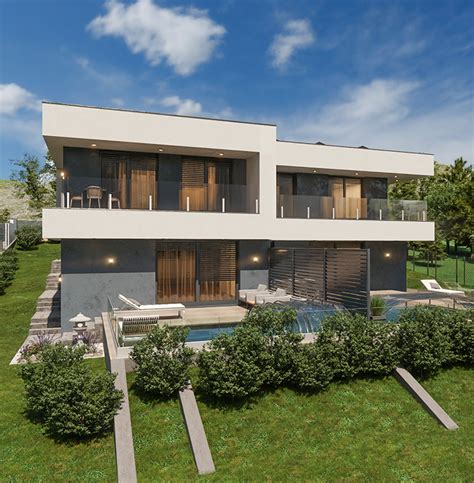 Ikerházak modern kivitelben