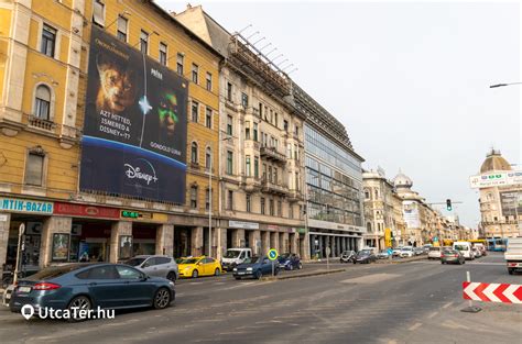 Budapest Rákóczi út térkép