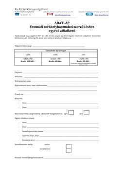 Székhelyszolgáltatás definíciója