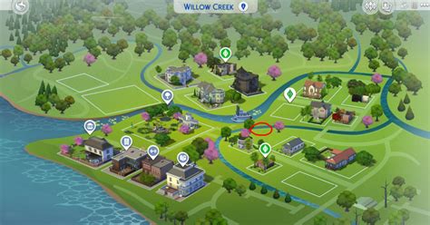 Sims 4 titkos helyszínek térkép
