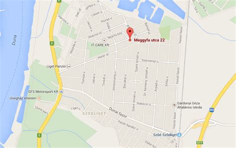 Térkép Sződliget elhelyezkedéséről