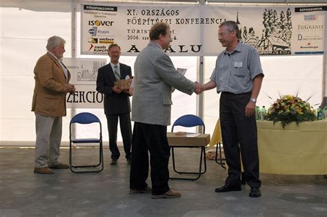 Az Év Főépítésze díj átadása