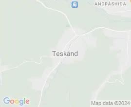 Térkép Teskánd elhelyezkedéséről Zala megyében