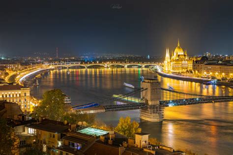 Budapesti látkép a Városligetről