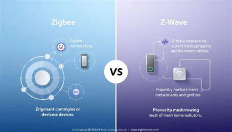 Z-Wave és Zigbee öszefoglaló diagram