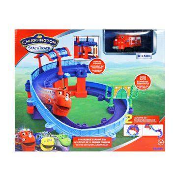Chuggington városi vasúti környezet illusztrációja