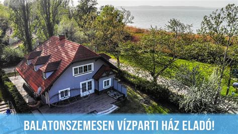 Balaton-parti ingatlanok