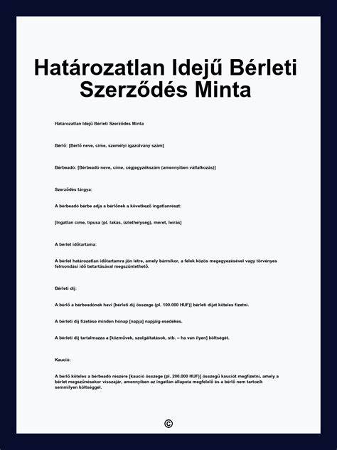 Infografika a bérleti díj nyilatkozat és szerződés kulcselemeiről