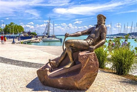 Balatonfüred város látképe