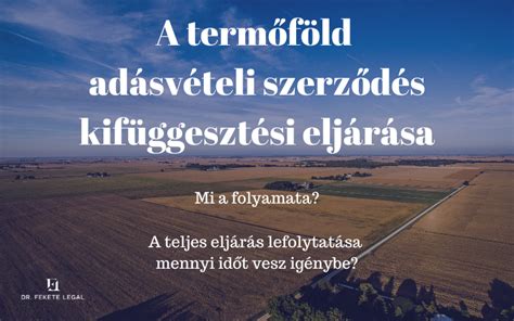 Infografika: Termőföld adásvételi folyamatának lépései