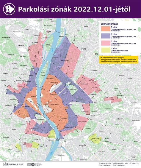 Városközpont és parkolási lehetőségek térképe