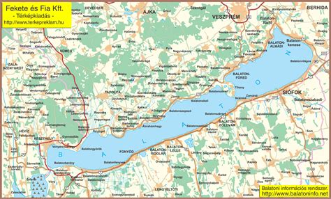 Környezeti és övezeti térkép: Balaton, központi település