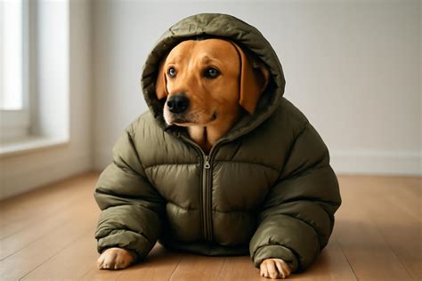 kutya szemetel a parkban