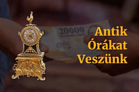 Különböző típusú antik órák