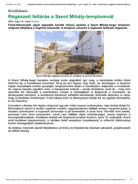 Régészeti feltárás Vecsés területén