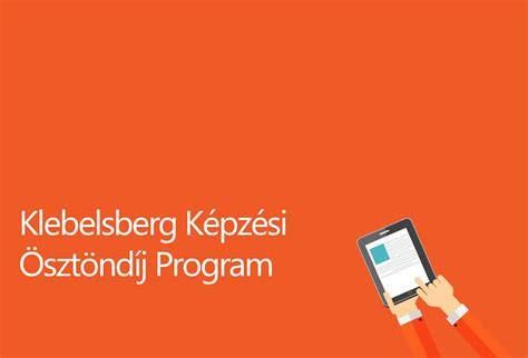 Infografika: Klebelsberg Képzési Ösztöndíj felépítése, összegek és feltételek