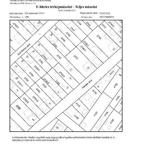 Ságodi út és iparterület helyrajzi számok vizualizációja