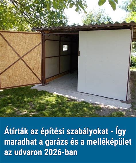 Garázs építési engedélyezési folyamat