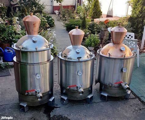 Pálinkafőző üstök különböző méretben