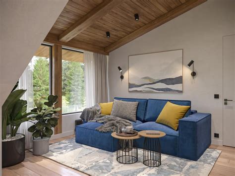 Favázas családi ház belsőépítészete