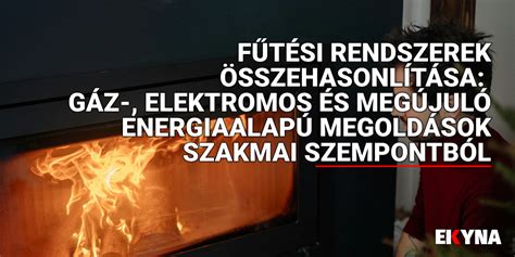 Energiafogyasztás összehasonlítása különböző fűtési rendszerekkel