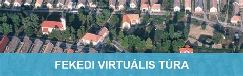 Feked község látképe