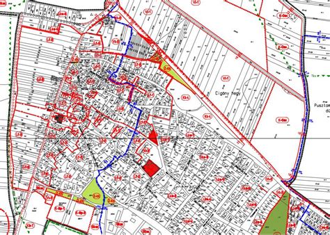 Helyi építési szabályzat térképe