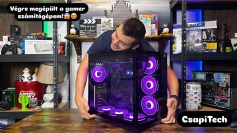 Gamer PC építés folyamata