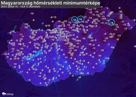 Interaktív hőtérkép Makó és környéke hőmérsékleti adatairól