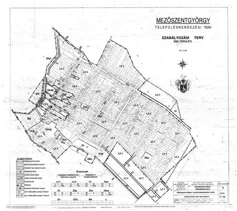 településrendezési terv térkép