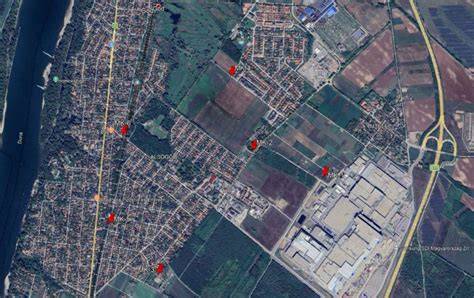 Mapa: Solymár belterület és védelmi övezetek
