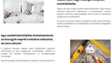 Infografika: lépések a régi ház felújításához